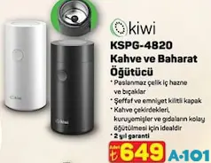 KİWİ KSPG-4820 KAHVE VE BAHARAT ÖĞÜTÜCÜ